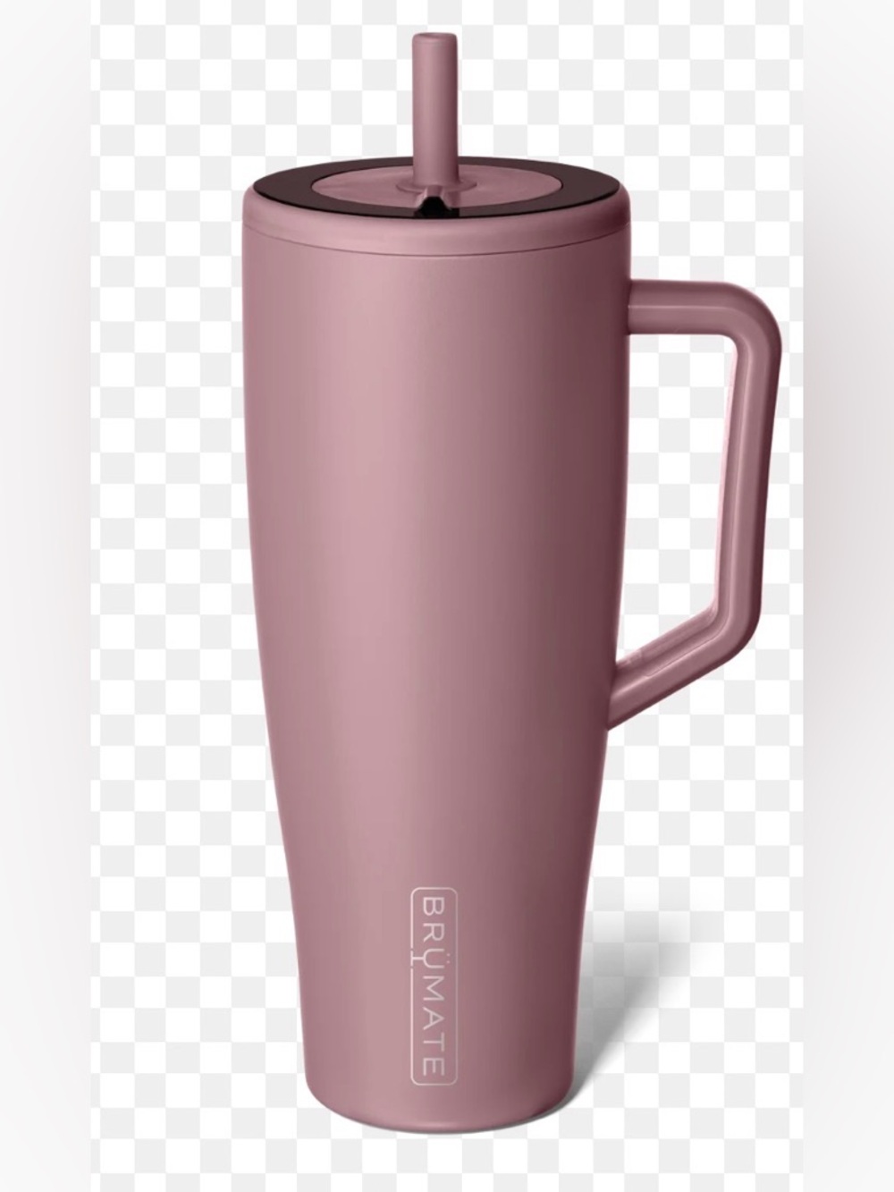Brumate Matte Purple Insulated Travel Tumbler with Handle